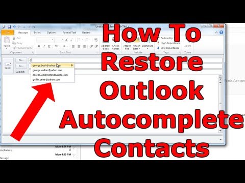 autocomplete list not building outlook 2016 for mac